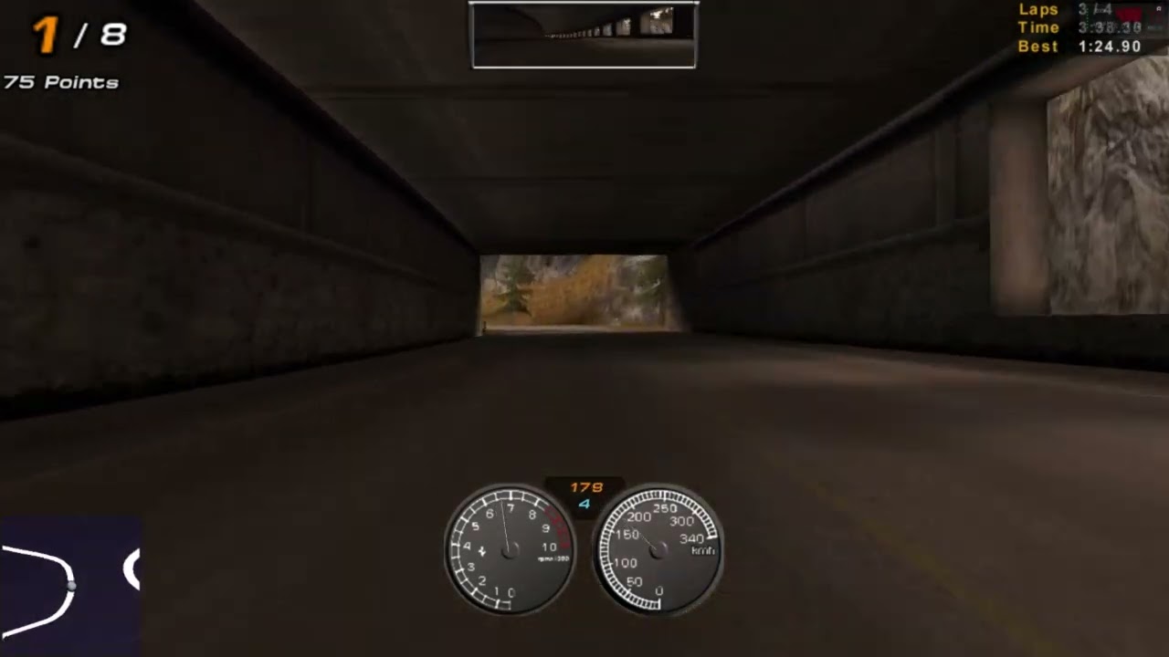 NFS - Hot Pursuit 2 - Race 019 - Alpine Trail - Backward - 4 Laps