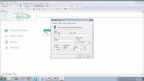 6. RemLogic Entering Patient Information