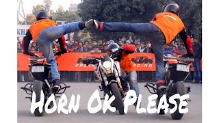 Bike Stunt | Horn Ok Please | Its Not Just About Food | Sports Bikes Stunts