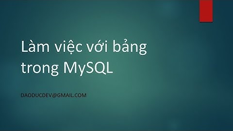 Bảng mặc định của mysql là gì năm 2024