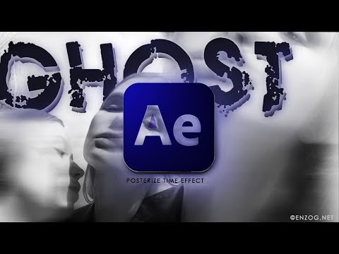 Ghosting Trail Effect with [Posterize Time & CC Wide Time]  - After Effects