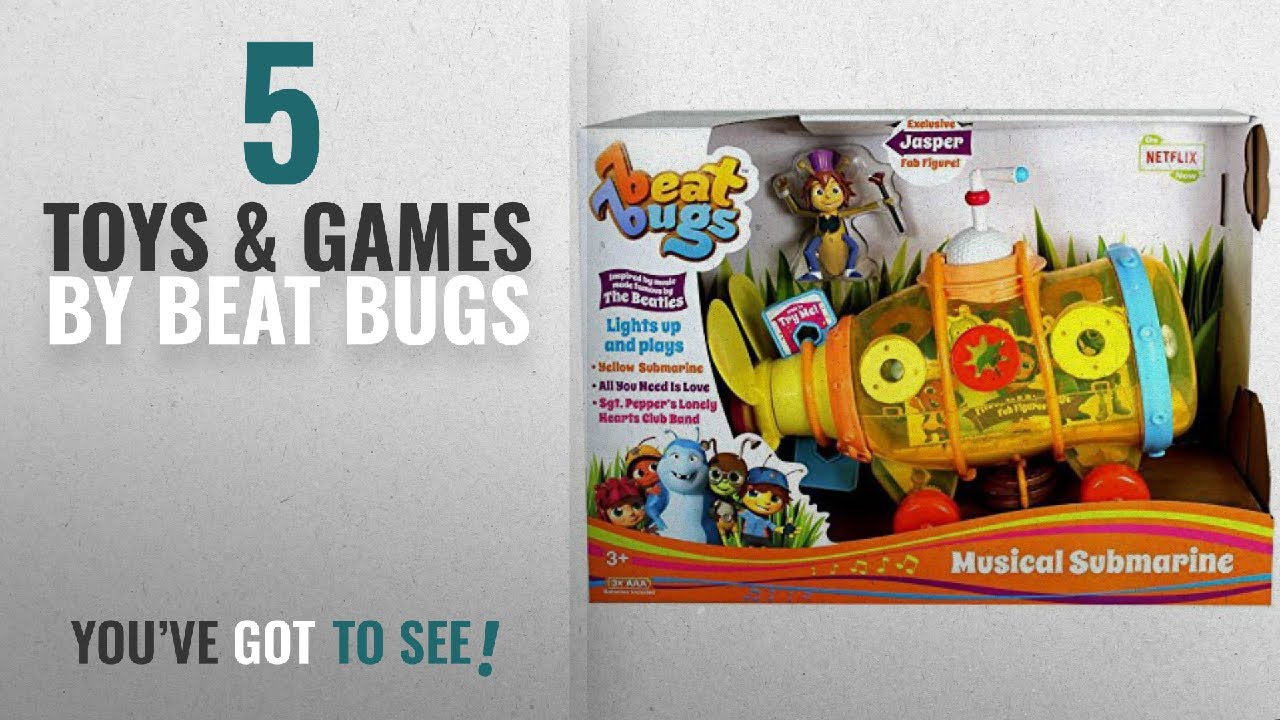 Top 10 Beat Bugs Toys & Games [2018]: Beat Bugs Musical Submarine Action Figure Vehicle