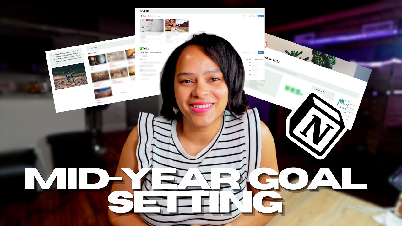 Quarterly Goal Planning Using Notion | July Plan With Me How I'm Achieving My Goals With Notion