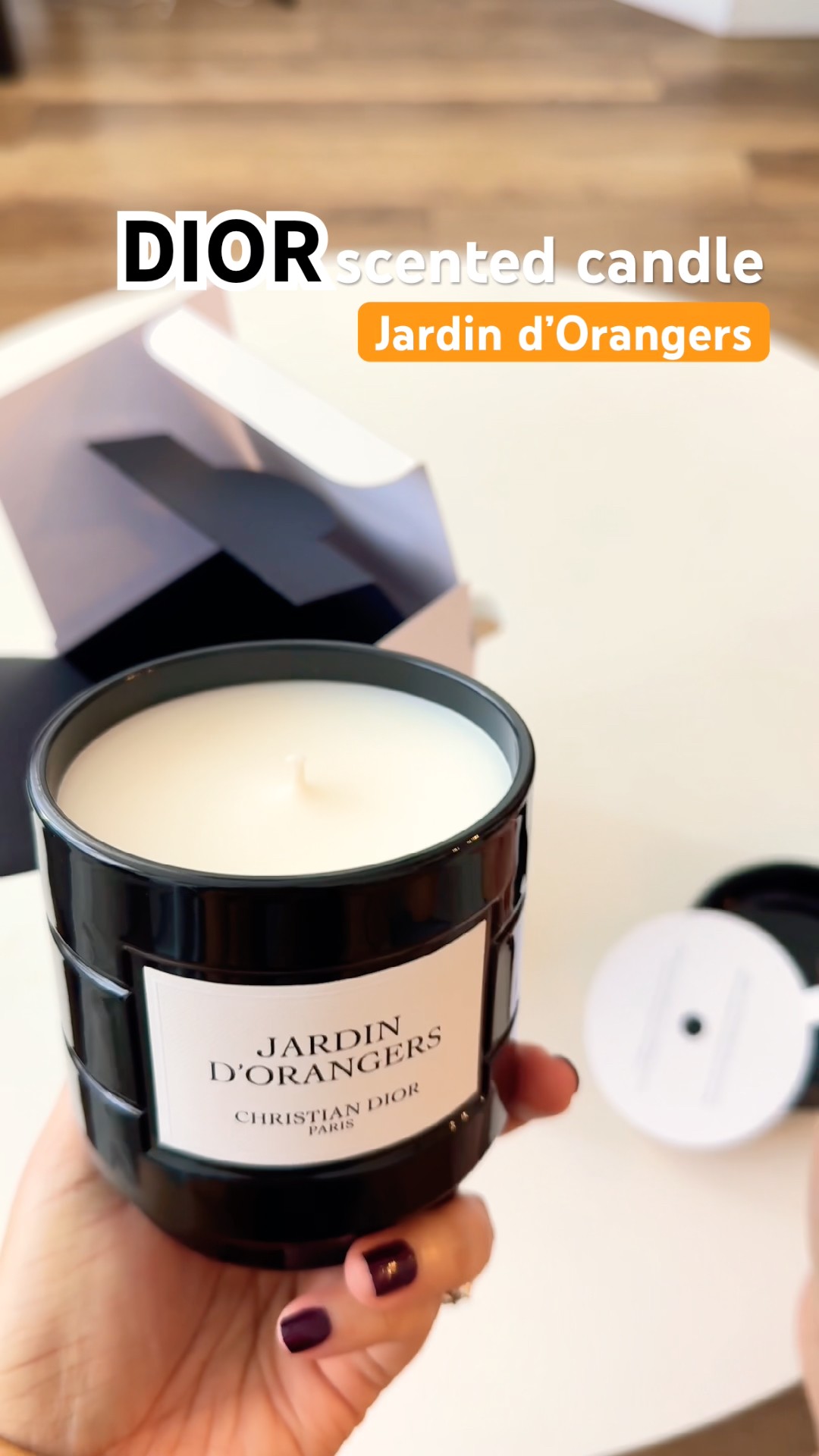 Unboxing Dior Scented Candle | Jardin d'Orangers - YouTube