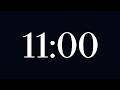11 Minute Timer ⏳ with no music