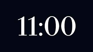 11 Minute Timer ⏳ with no music