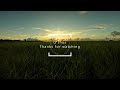 1時間【草の香り】草の間を風が通り抜ける時、夕方の心地よい風と草の香りを感じる瞬間（イヤホン・ヘッドホン推奨）ASMR