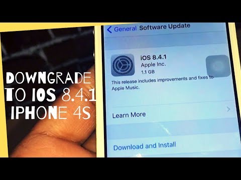 Downgrade Iphone 4s Ios 8 4 1 After Apple Stops Signed Ios 6 Jailbreak Youtube