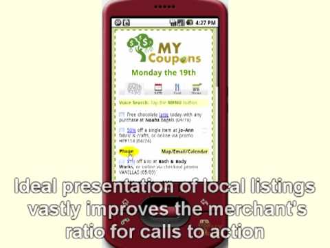 The Coupons App for Android Smartphones