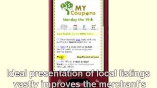 The Coupons App for Android Smartphones screenshot 1
