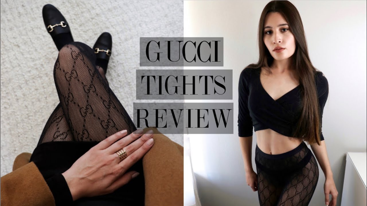 Gucci Black Tights  Unboxing and Review 
