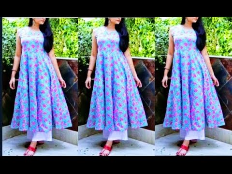 Perfect anarkali frock cutting AND STITCHING watch full video on my YouTube  channel link in the bio #ashusewingarts ashusewingarts #a... | Instagram