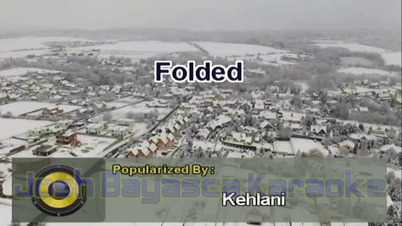 (41628) Folded by Kehlani | Piano XL SD Karaoke