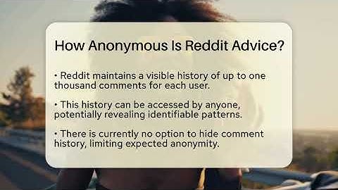 How Anonymous Is Reddit Advice? - Everyday-Networking