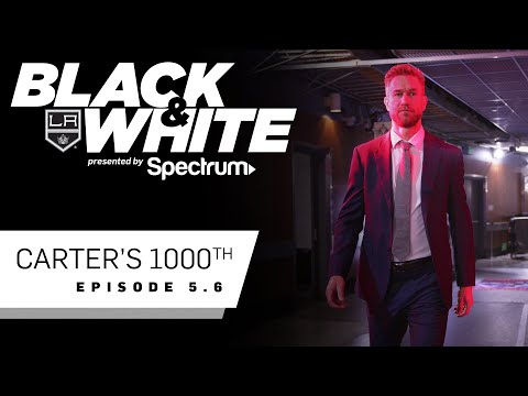 Jeff Carter's 1000 NHL Game | Black & White