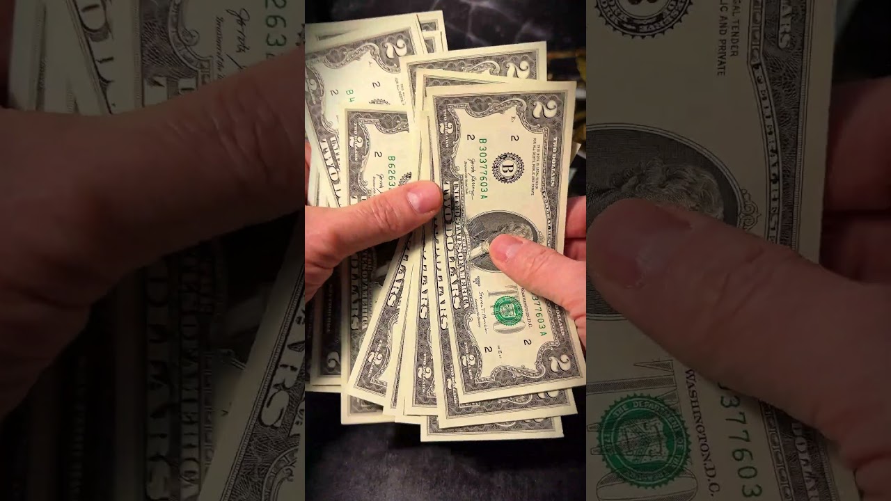 Relax with $2 Dollar Bill ASMR | Hypnotic Money Sounds 🔮💰
