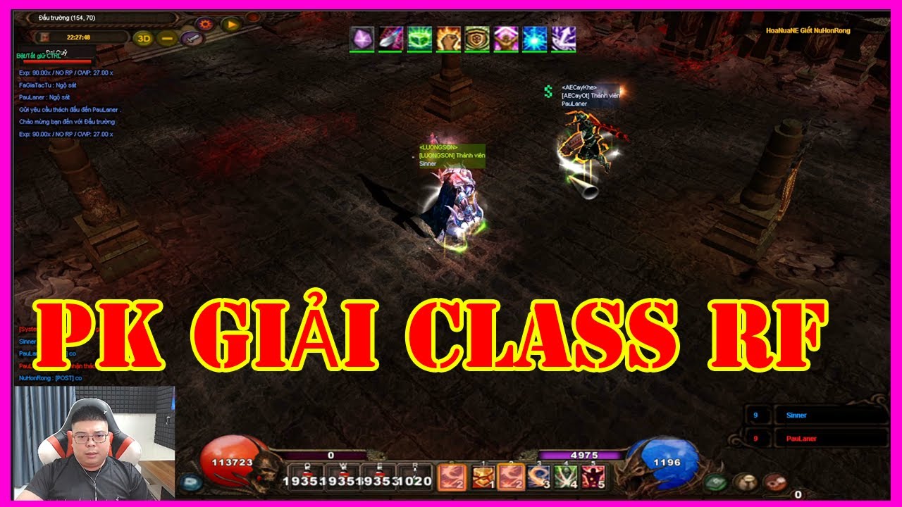 Mu Online Hay Nhất 2025 Máy Chủ Thiên Sứ PK giải Đấu Class RF Liệu Qua Được Vòng Gửi Xe | GAME TV