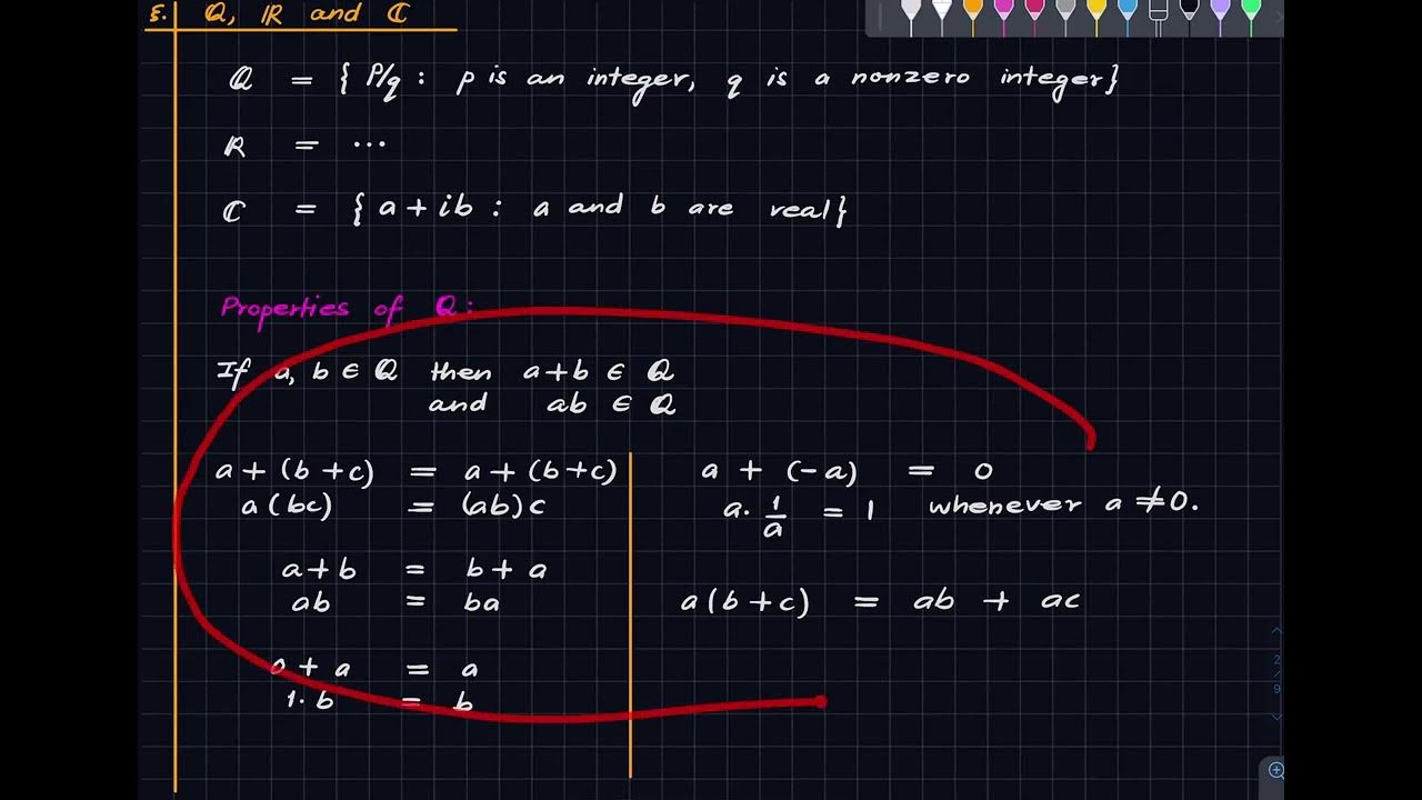 Linear Algebra Lecture 1.1 Fields YouTube