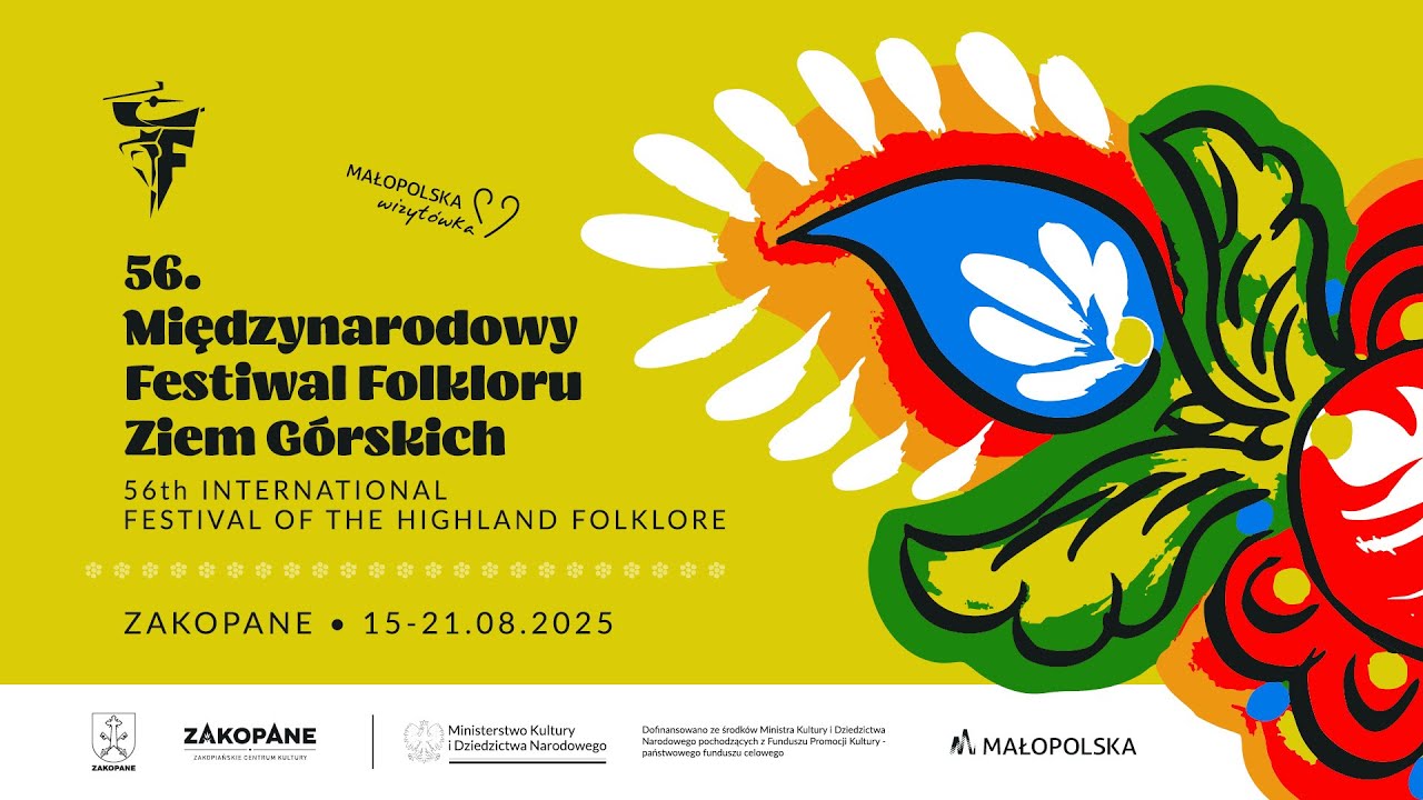 56. Międzynarodowy Festiwal Folkloru Ziem Górskich - Zakopane 2025