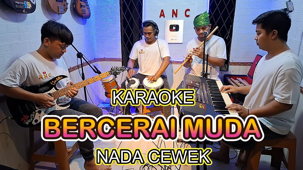 BERCERAI MUDA KARAOKE NADA CEWEK BEDA KOMALA