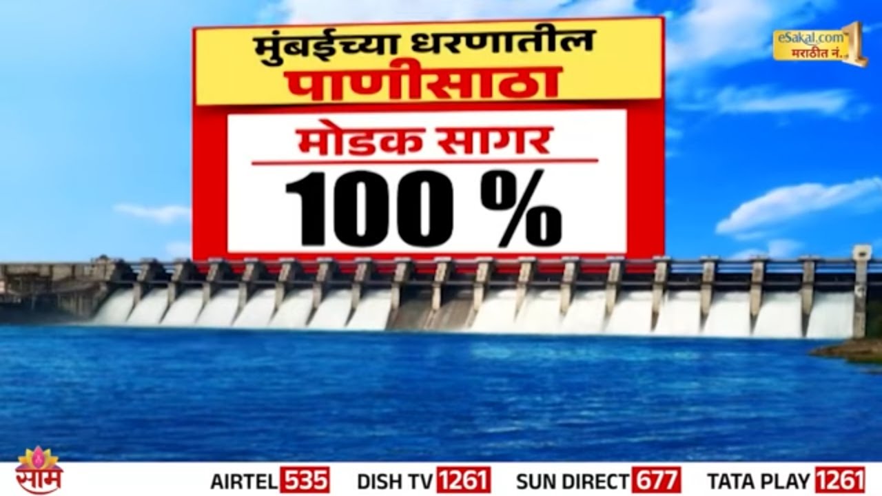 मुंबईतील धरणं भरली, पाणीपुरवठा अबाधित सुरू राहणार | Mumbai Water Level