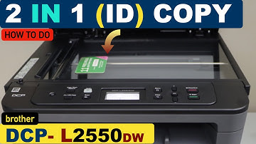 Brother Printer DCP-L2550dw 2 in 1 (ID) Copy !