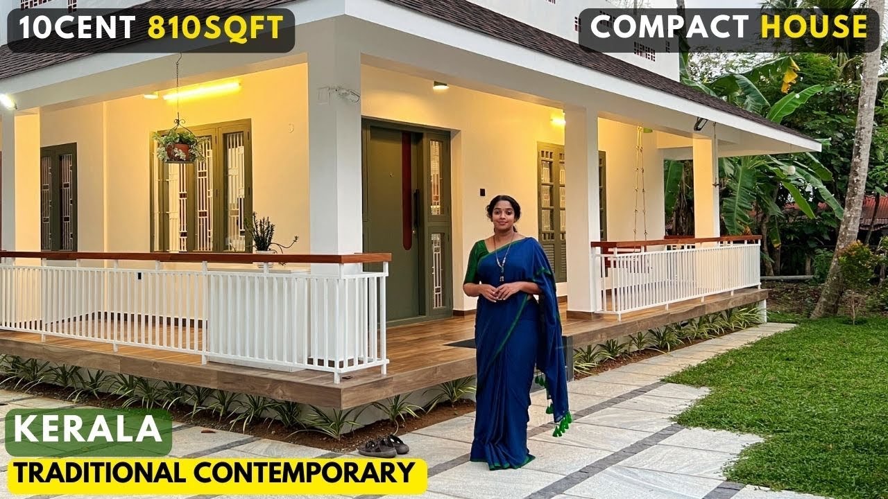 സ്വസ്തം രമ്യം ! രമ്യയുടെ സ്വന്തം ഉർവി | SINGLE- STOREY COMPACT HOUSE|TRADITIONAL CONTEMPORARY HOUSE