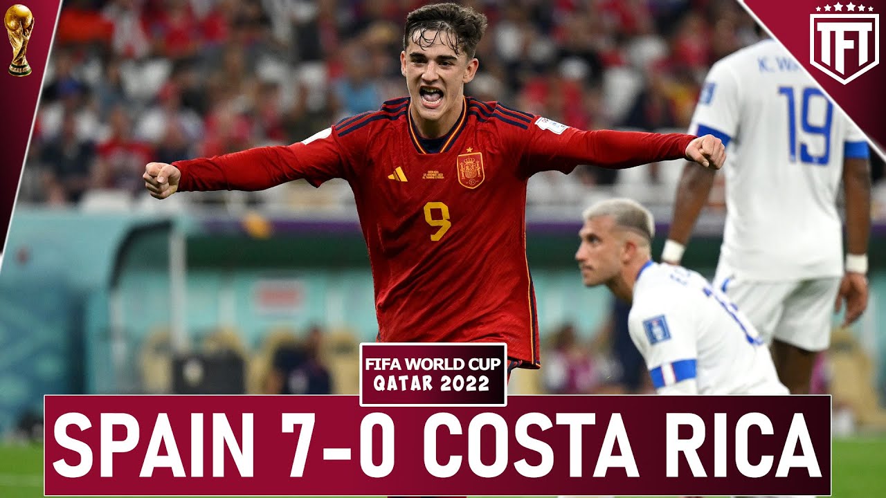 Spain DESTROY Costa Rica! Spain 7-0 Costa Rica FIFA World Cup Fan Highlights and Reaction Show