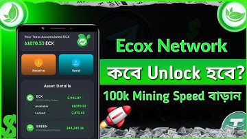 How to Unlock ECX Token 🔓 Ecox Network Mining Increase Mining Speed by All Earning 36