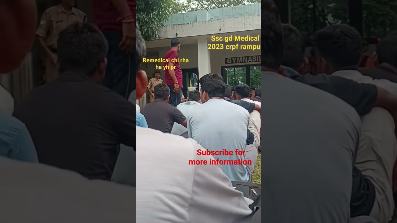 ssc gd crpf rampur medical 