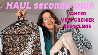 Haul seconde main : Vinted, vide grenier, recyclerie 🩷