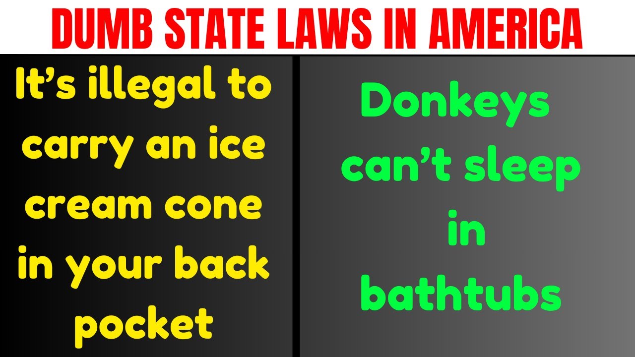 50 странных законов в Америке, в которые вы не поверите, что они до сих пор действуют.