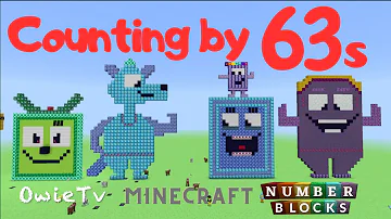 Counting by 63s Song Numberblocks Minecraft | Skip Counting by 63 | Math and Number Songs for Kids