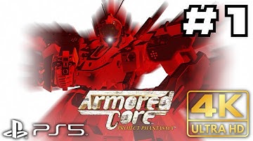 ARMORED CORE 2 PROJECT PHANTASMA Gameplay Part 1 | PS5 Games | 4K HDR | PS1 Emulation From Software