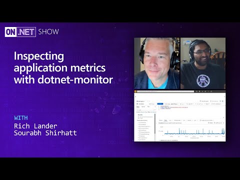Inspecting application metrics with dotnet-monitor