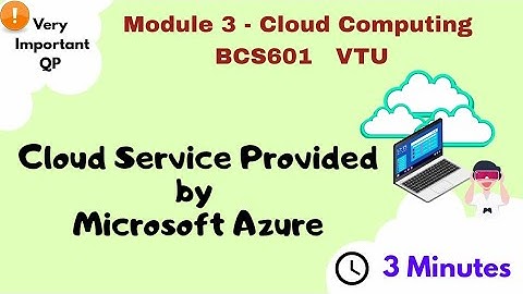 Set of Cloud Services Provided by Microsoft Azure | Explained with Examples | Module 3 imp  BCS601