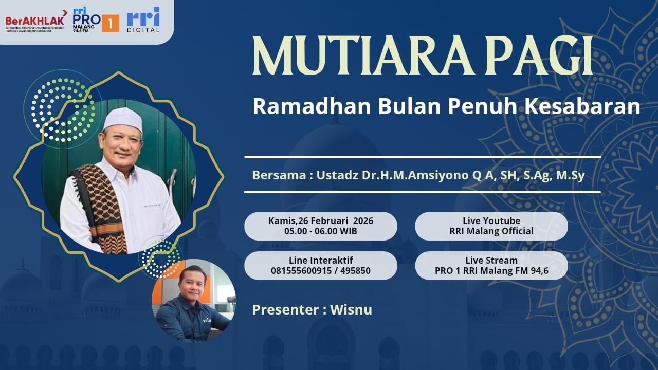 MUTIARA PAGI - Ramadhan Bulan Penuh Kesabaran