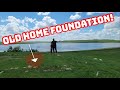 We found an ABANDONED Home Site While Exploring our Land!