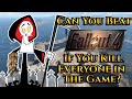 Can You Beat Fallout 4 If You Kill Everyone In The Game?