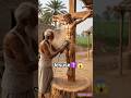 ✝️Raw Wood to Divine Art  Amazing Jesus Carving Process#jesus #handmade#art #viralvideo #woodworking
