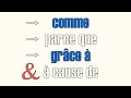 Expression De La Cause Comme Parce Que Grâce à Expression De La Cause Comme Parce Que Grâce à