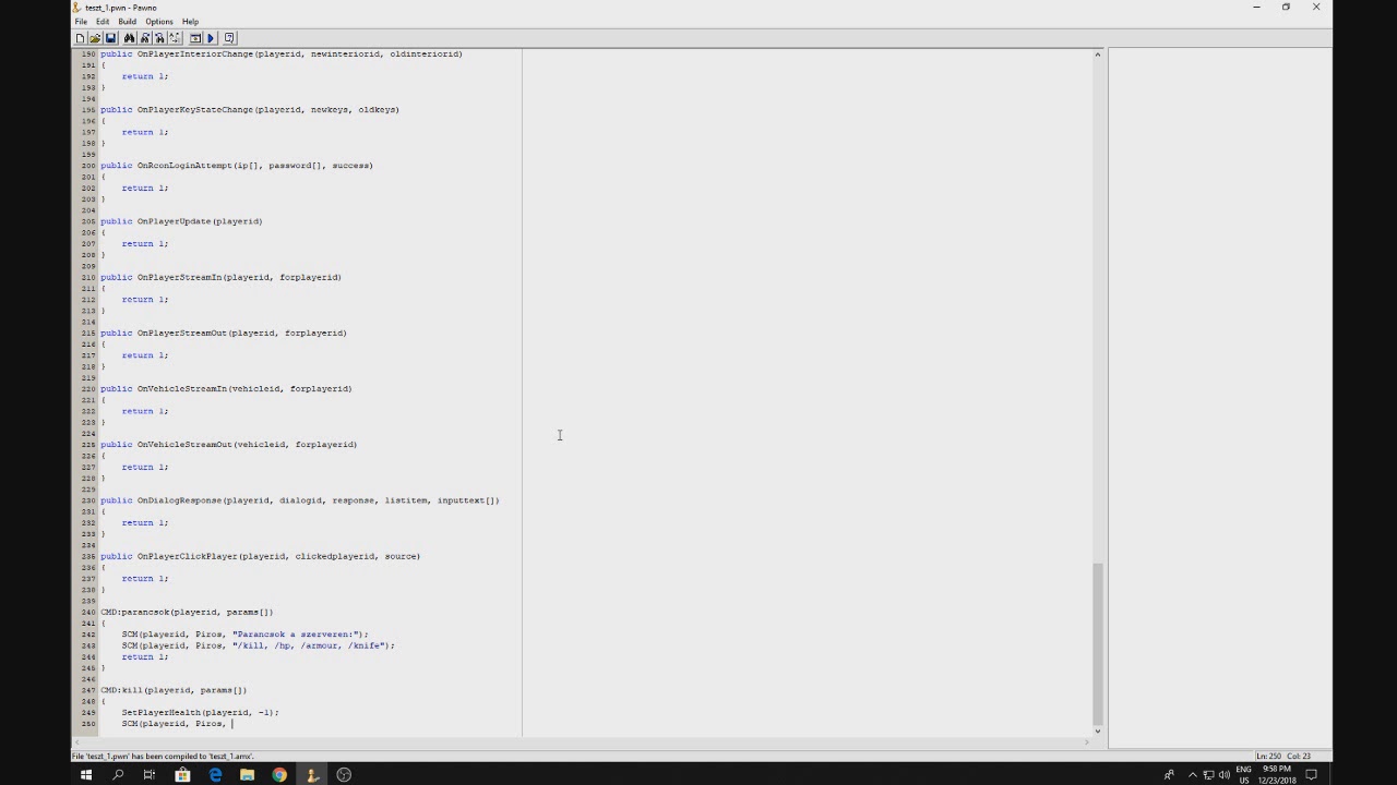 [SA:MP] - Scriptelés #1 - [HUN]