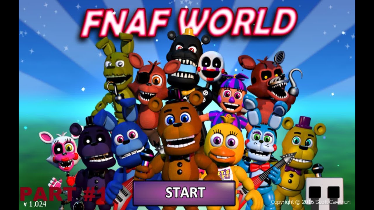Fnaf World: 2 Stories in 1!!!!!!!
