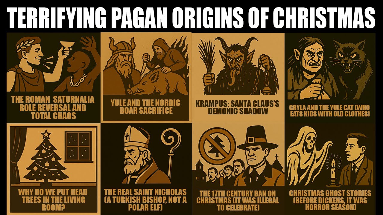 8 Terrifying Pagan Origins of Christmas We Forgot - YouTube