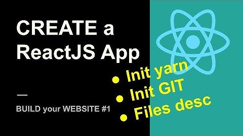 Setup of React app with Yarn | Frontend with React #1