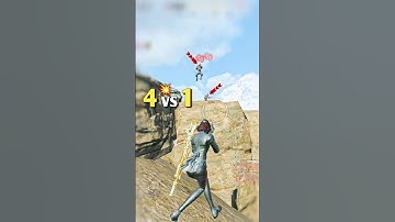 Perfect 4 vs 1 Squad Wipe In CODM BR💥 #codm #codmobile #callofdutymobile