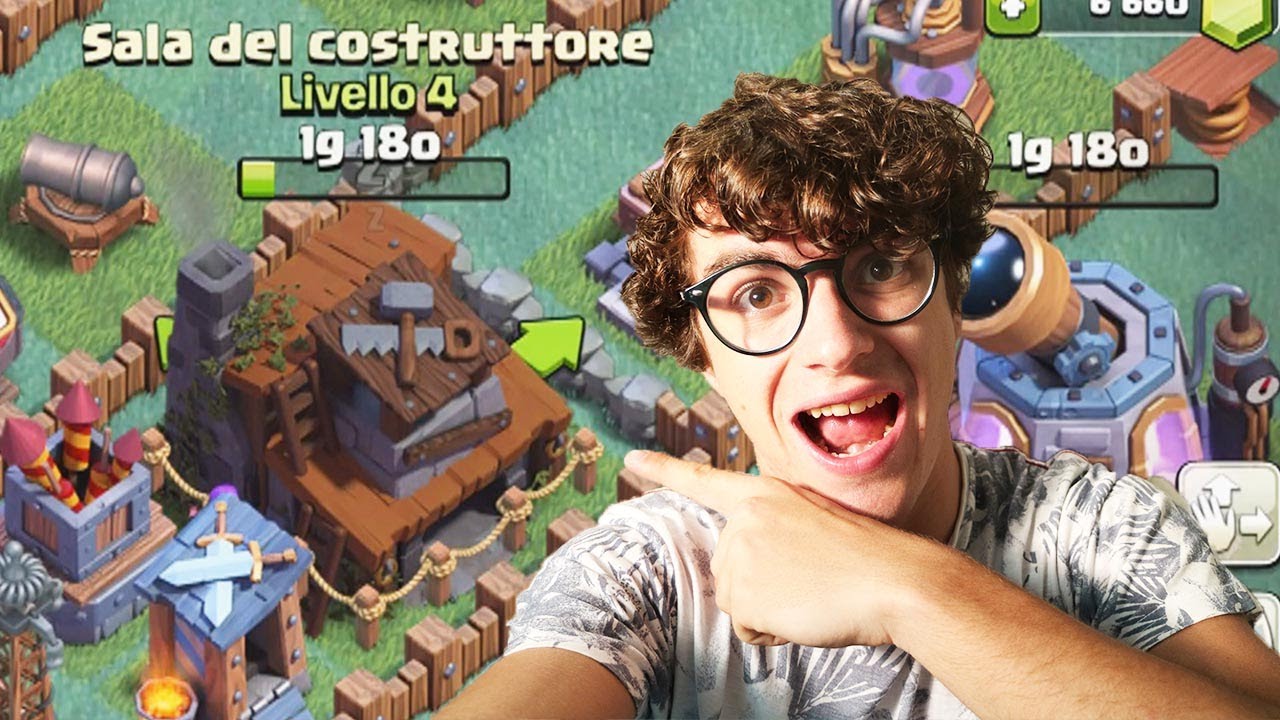 MIGLIORIAMO LA SALA DEL COSTRUTTORE LIVELLO 5! Nuovo villaggio di Clash of Clans 5 YouTube MIGLIORIAMO LA SALA DEL COSTRUTTORE LIVELLO 5! Nuovo villaggio di Clash of Clans 5 YouTube