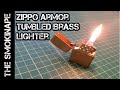 EDC Lighter - Zippo Armor Tumbled Brass - TheSmokinApe