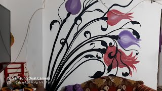 سر من أسرار الزخارف النباتية وكيفية رسم الجدارية النباتية مع خالص تحياتي لكم الفنان محمد عبد الكافي