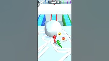 snow race! gameplay walkthrough Android iOS game fanal poro game #12 #fun #fungame #youtubeshorts